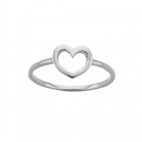 Sterling Silver Mini Heart Ring
