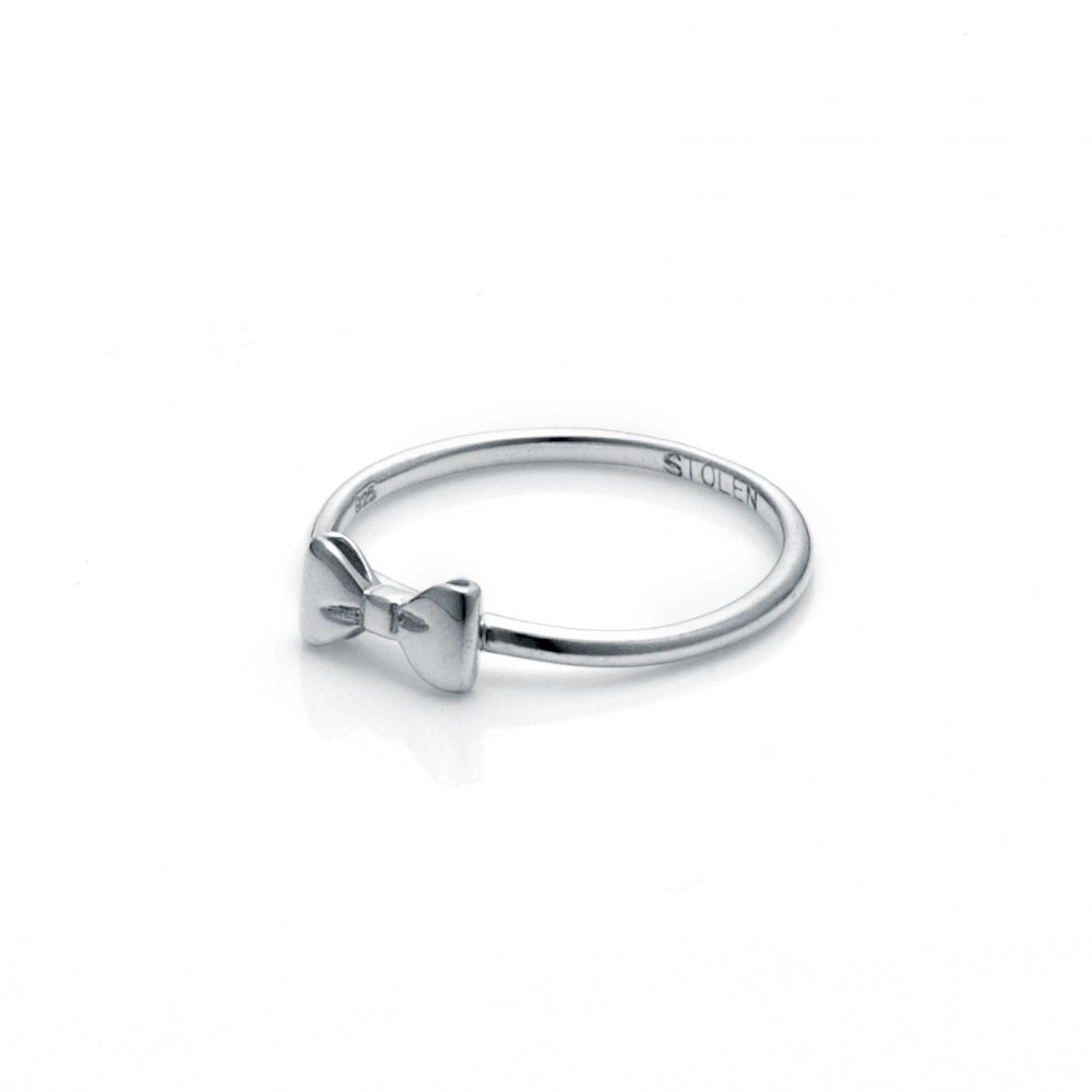 Sterling Silver Baby Bow Ring