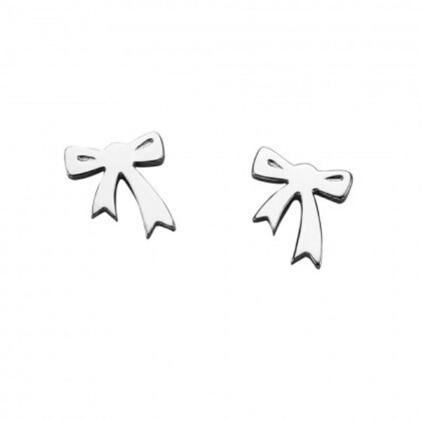 Sterling Silver Mini Bow Earrings
