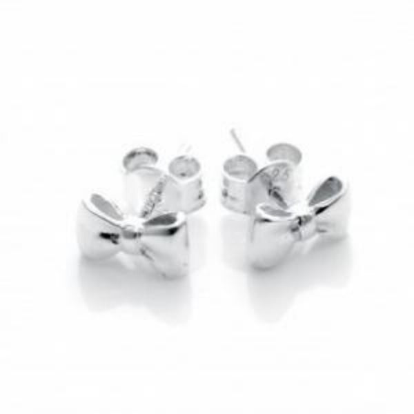 Sterling Silver Baby Bow Earring