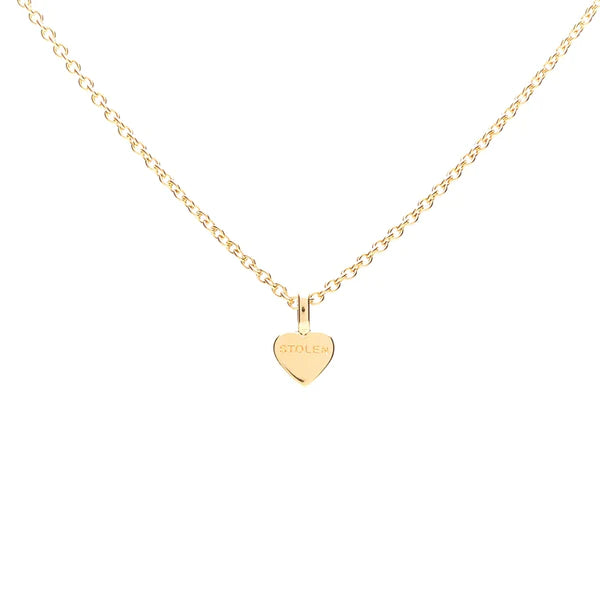 Stolen Heart Necklace Gold Plated
