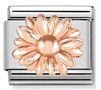 Composable Classic Link Daisy in 9ct Rose Gold