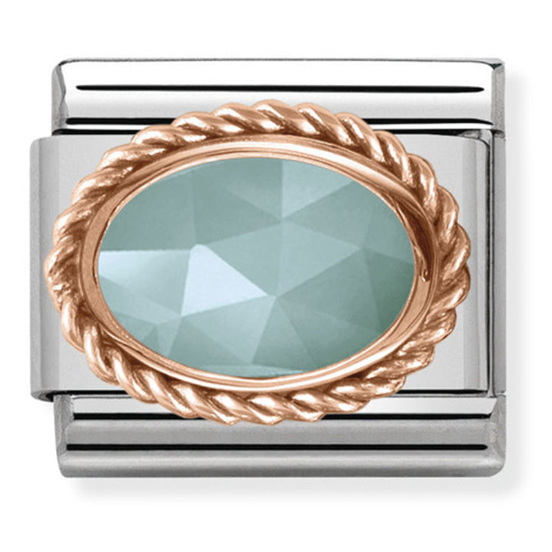 Composable Classic Link Amazonite in 9ct Rose Gold