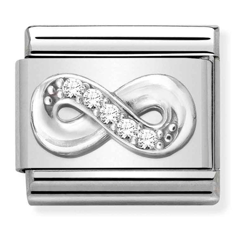 Composable Classic Link Cubic Zirconia Infinity in Silver
