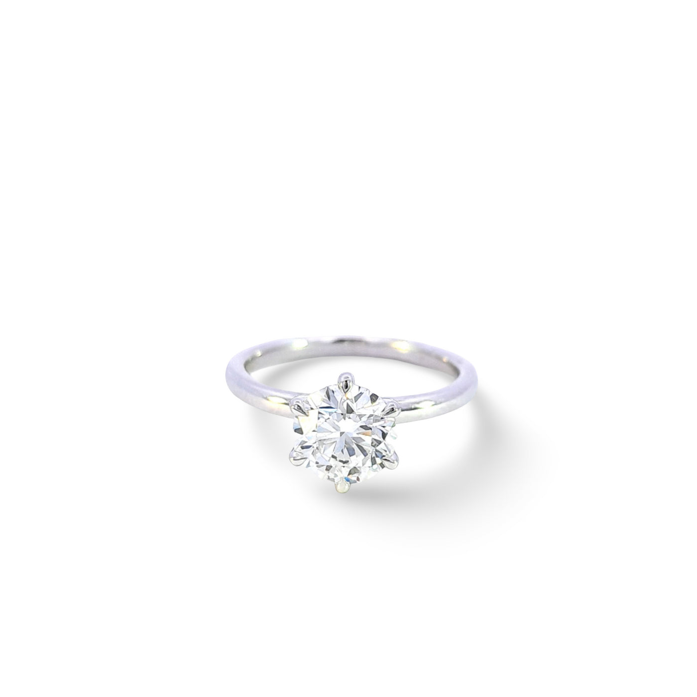 9ct White Gold Lab Grown 1.50ct Diamond Ring