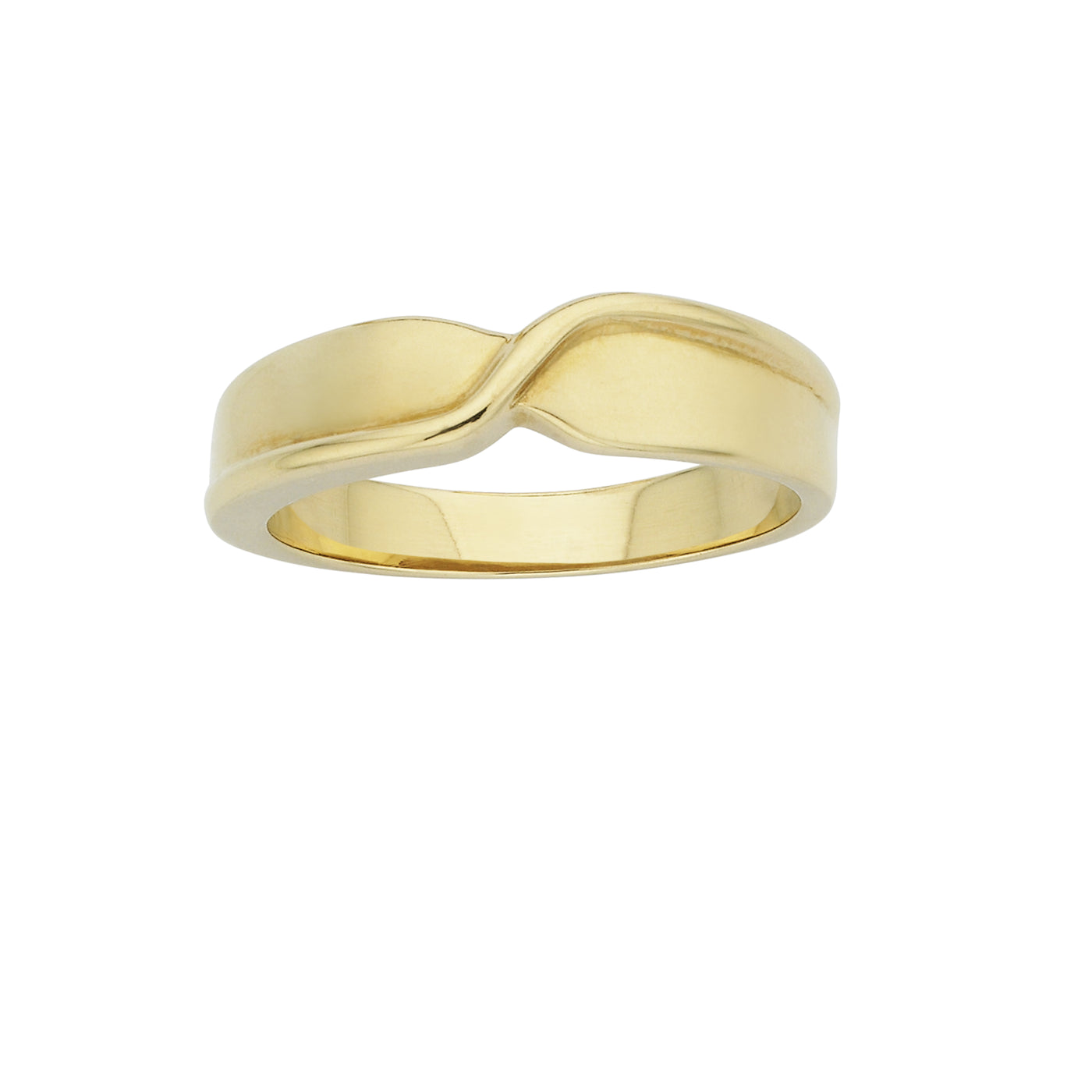 9ct Yellow Gold Ribbon Ring