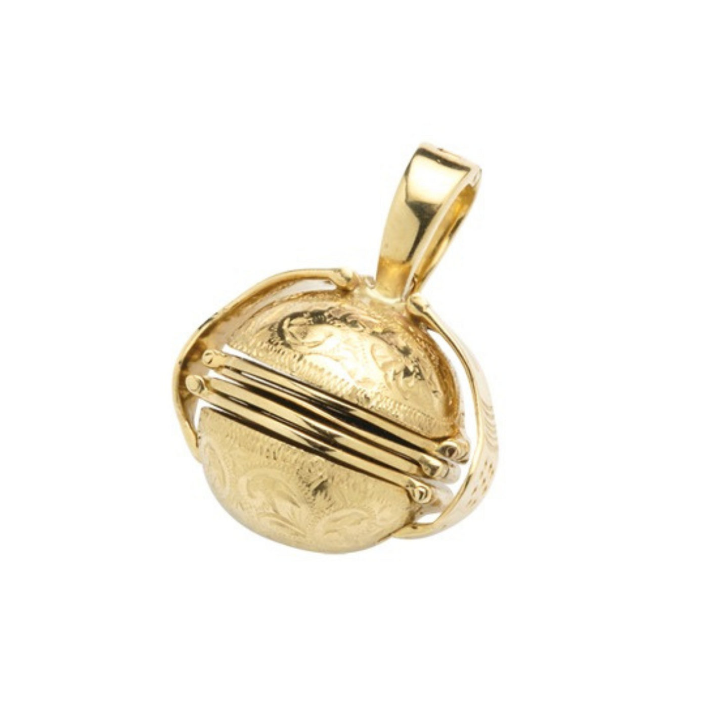 9ct Yellow Gold Photo-Ball Locket