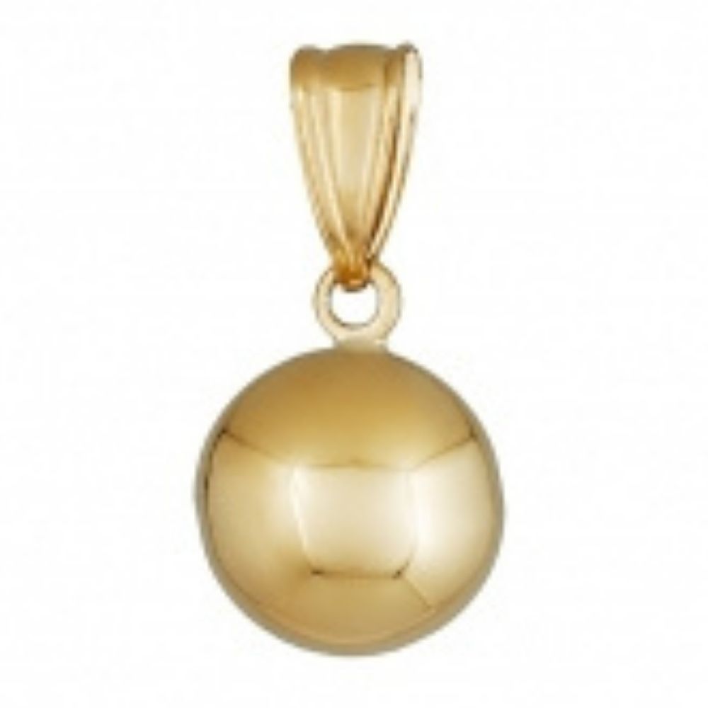 COUNTRY JEWEL 9CT YELLOW GOLD FULL BALL PENDANT