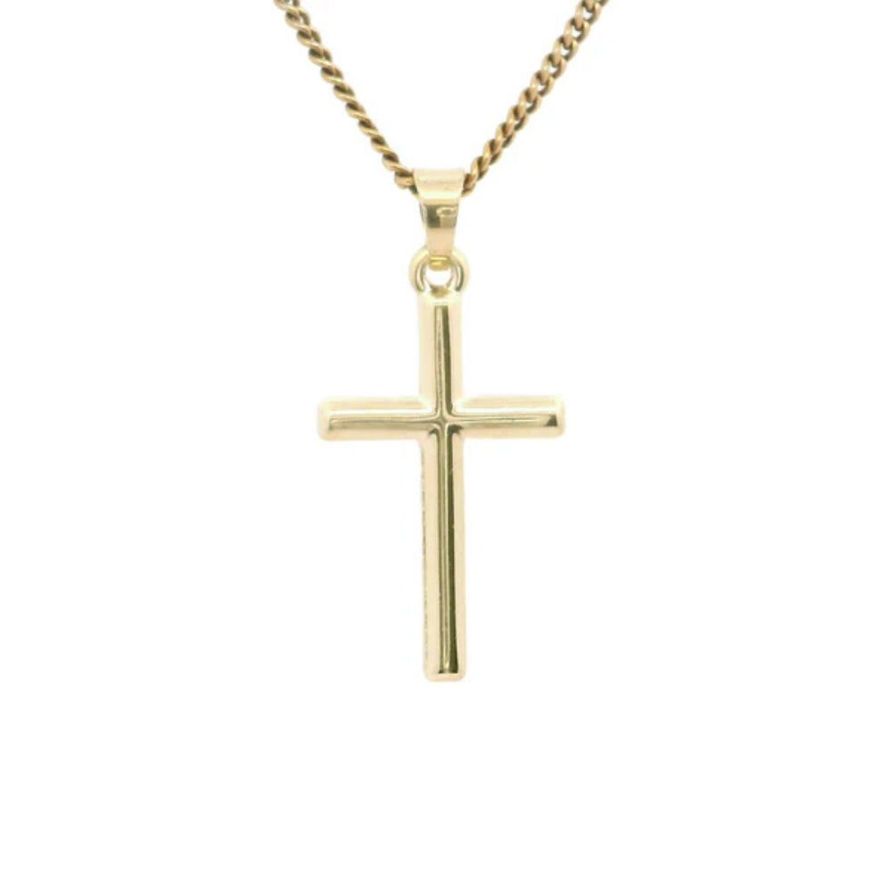 9ct Yellow Gold Cross Pendant