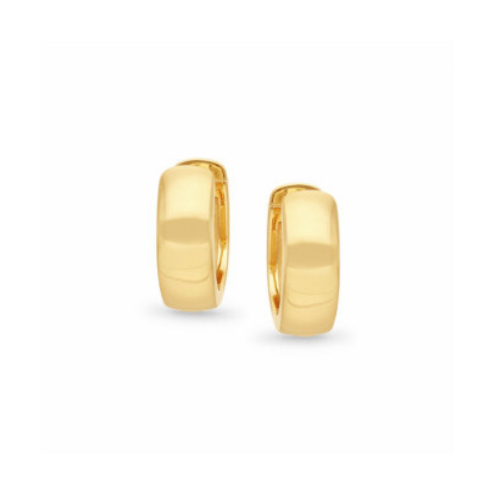 9ct Yellow Gold Small Huggie Earring