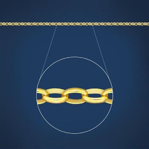 COUNTRY JEWEL 9CT YELLOW GOLD CHAIN
