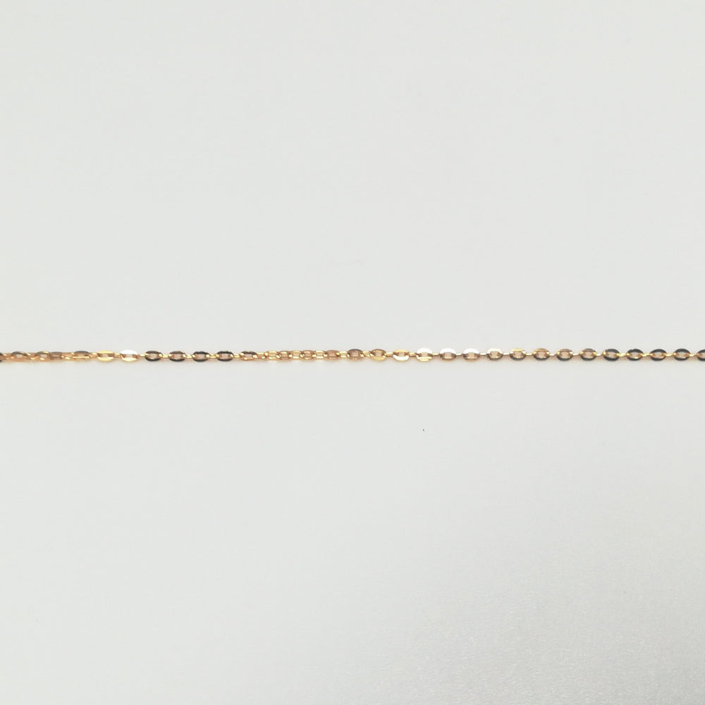 COUNTRY JEWEL 9CT ROSE GOLD CABLE CHAIN - 45CM