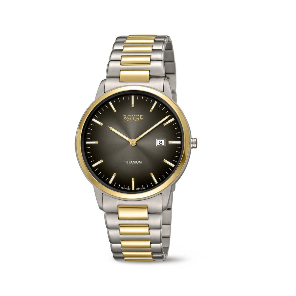 3658-03 - Gents Titanium Two Tone Dress Watch