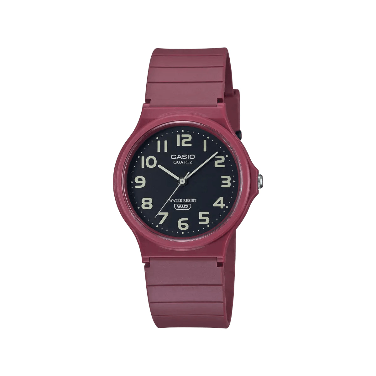 Casio Red Analogue Watch - MQ24UC-4B