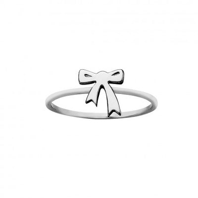 Sterling Silver Mini Bow Ring