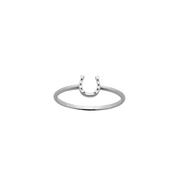 Sterling Silver Mini Horseshoe Ring