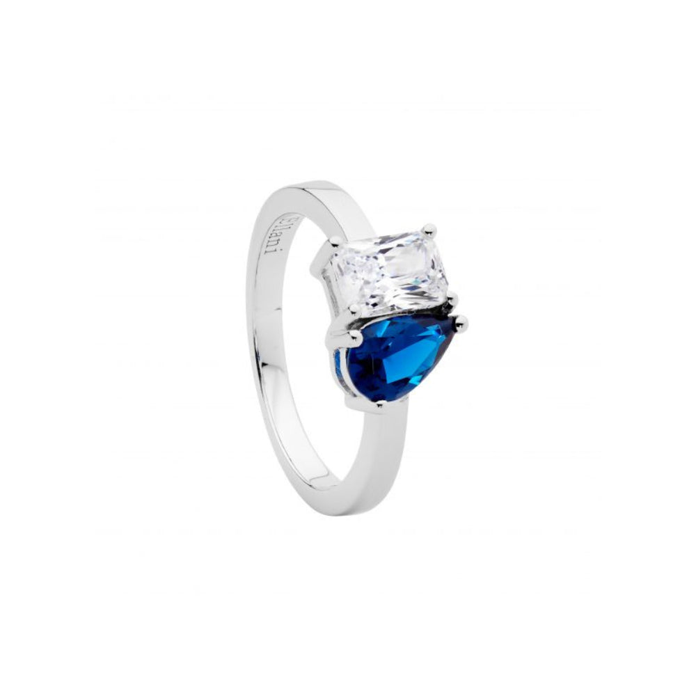 Sterling Silver Cubic Zirconia Dress Ring