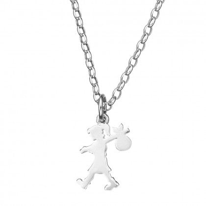 Sterling Silver Runaway Girl Necklace