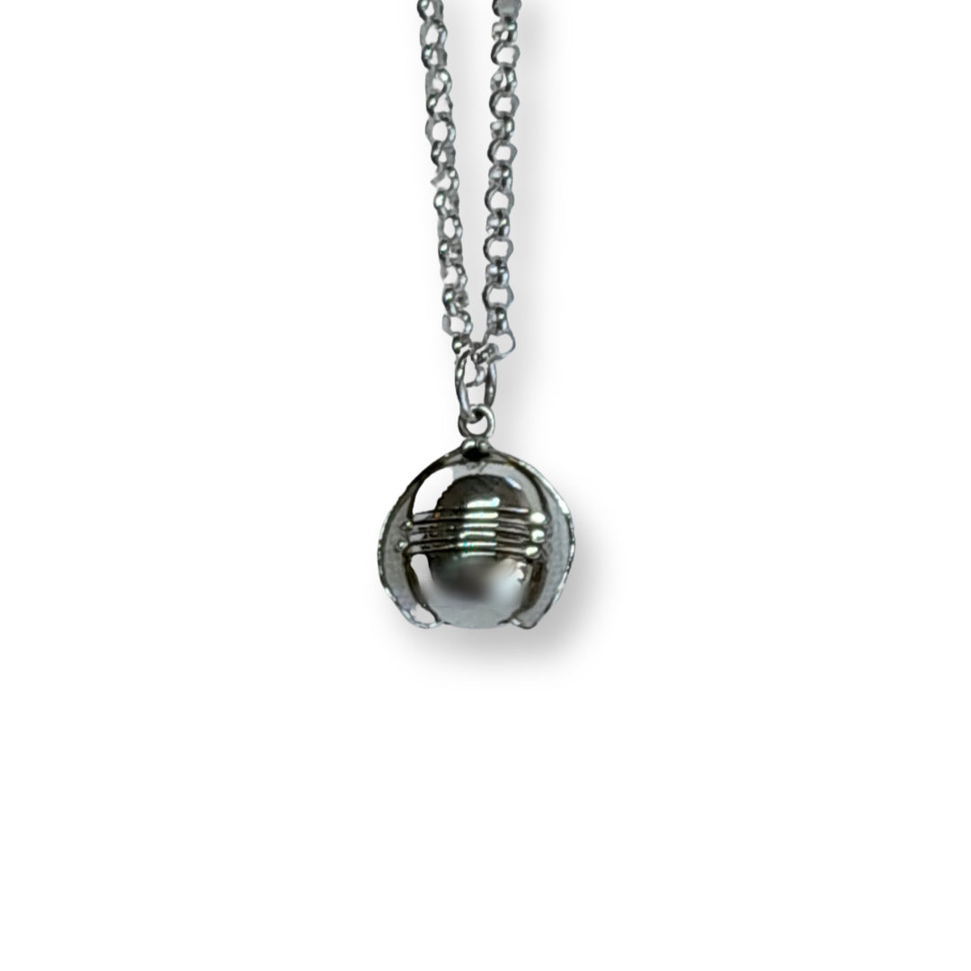Sterling Silver Photoball Pendant - Small