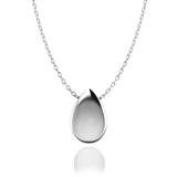 Sterling Silver 'Love Drop' Necklace - Plain