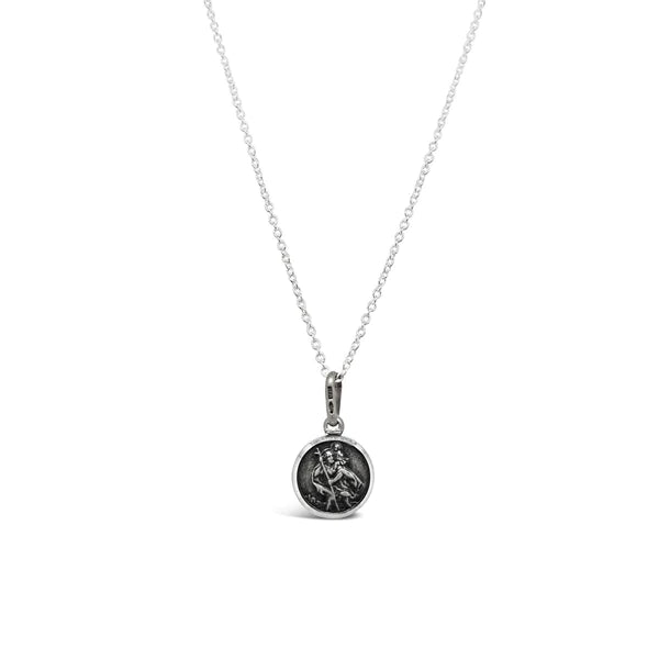 Sterling Silver 10mm St Christopher Pendant