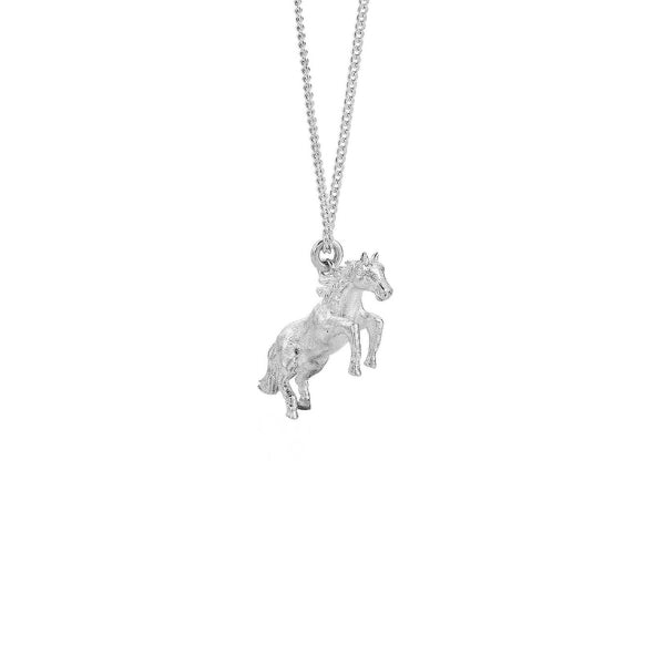 Sterling Silver Lunar Horse Necklace