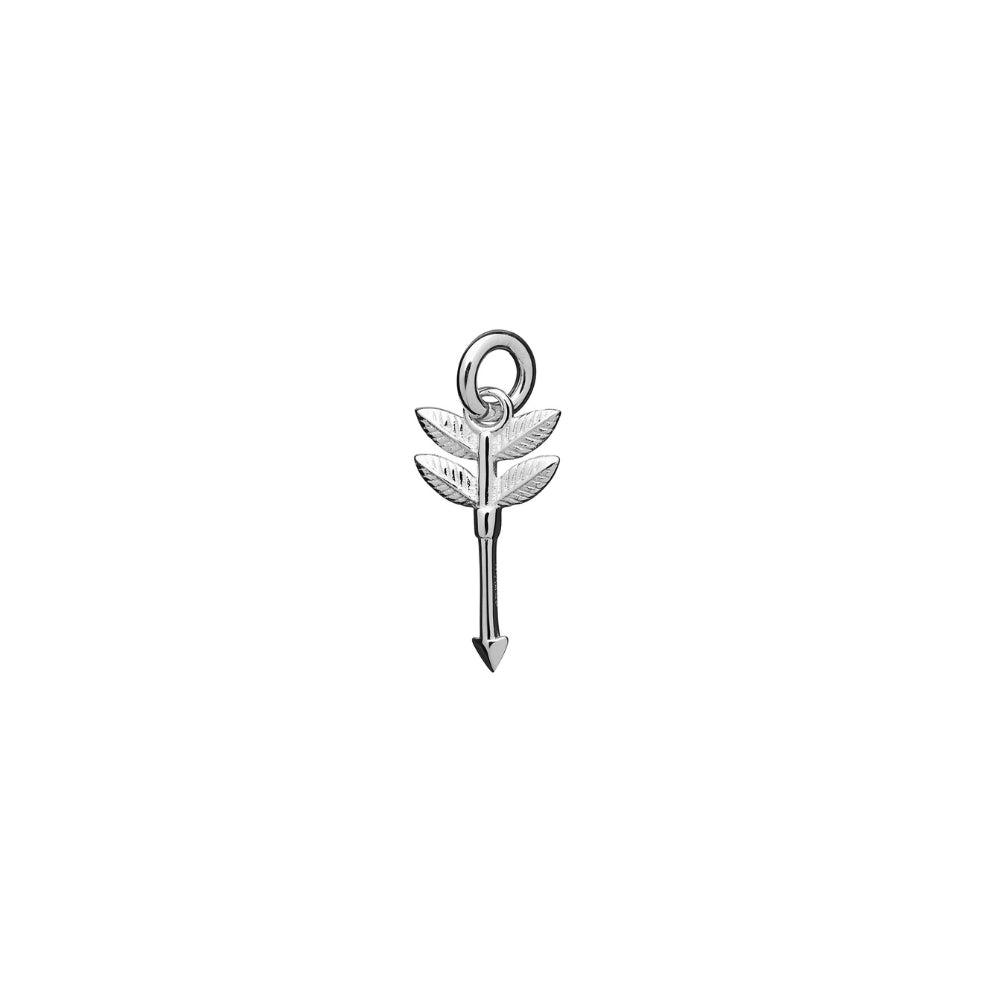 Sterling Silver Mini Feather Arrow Charm