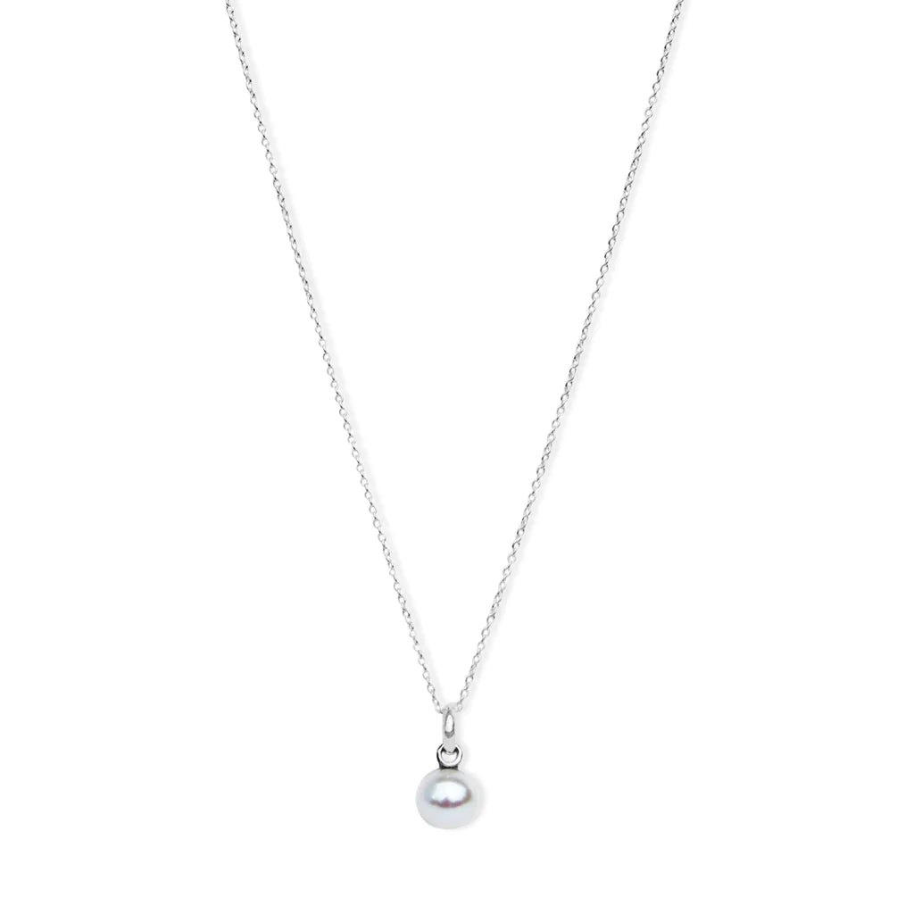 Silver Perle Freshwater Pearl Necklace