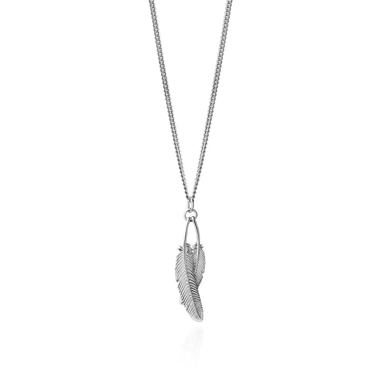 Duo Miromiro Feather Pendant