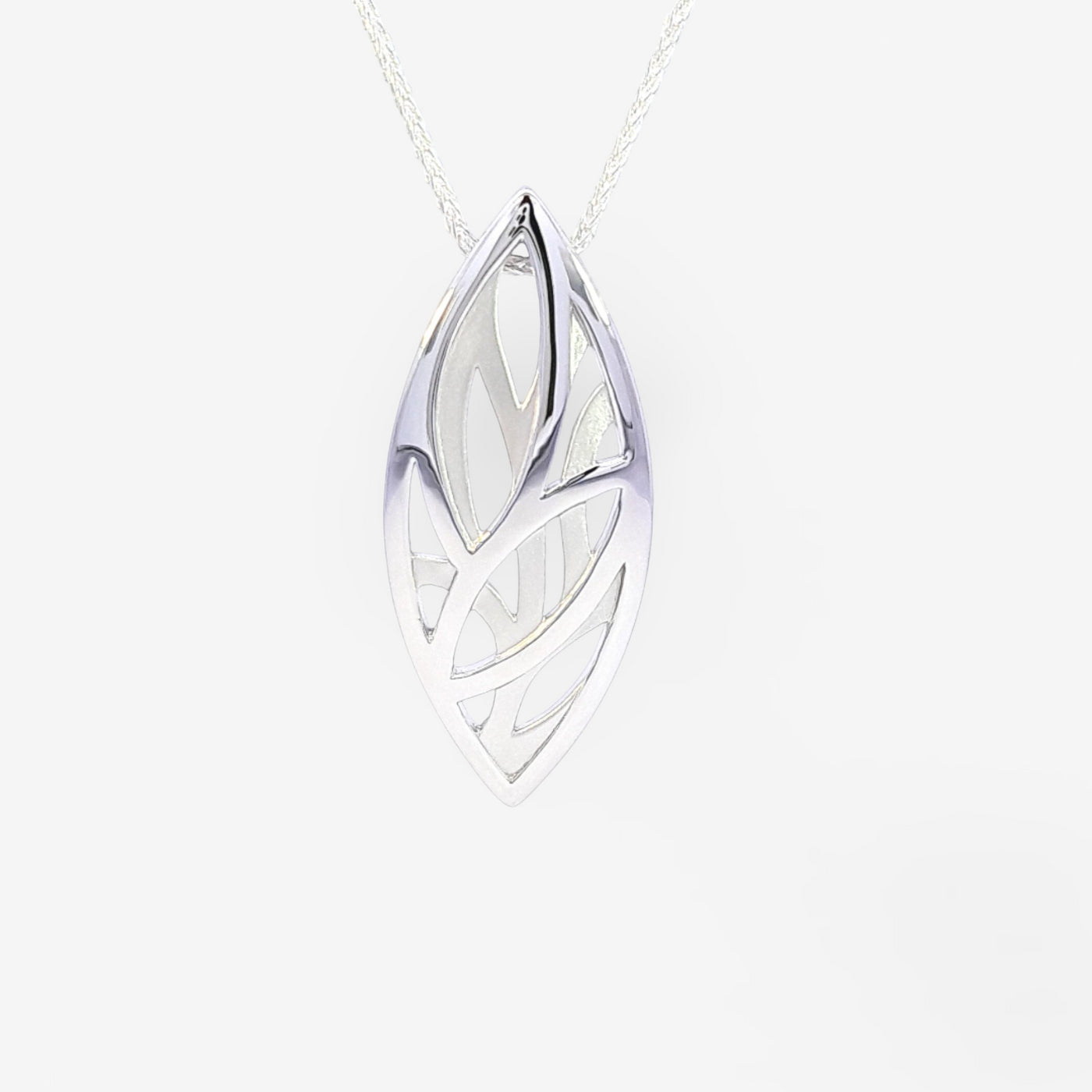 Sterling Silver Rhodiumed Pendant