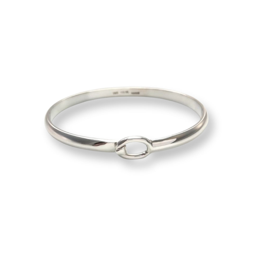 Sterling Silver Heavy Surf Bangle