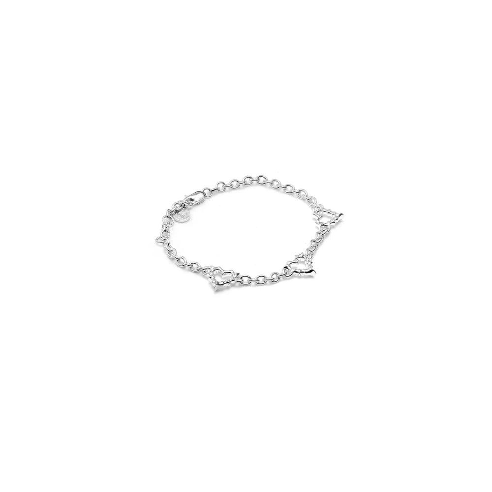 Jagged Heart Bracelet
