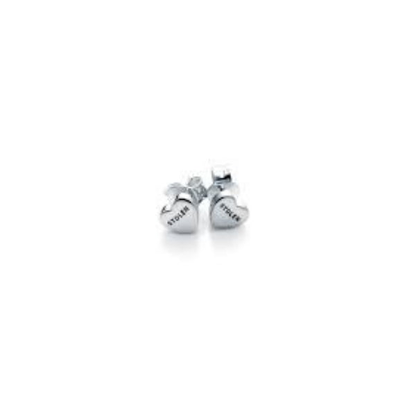 Sterling Silver Tiny Heart Earring