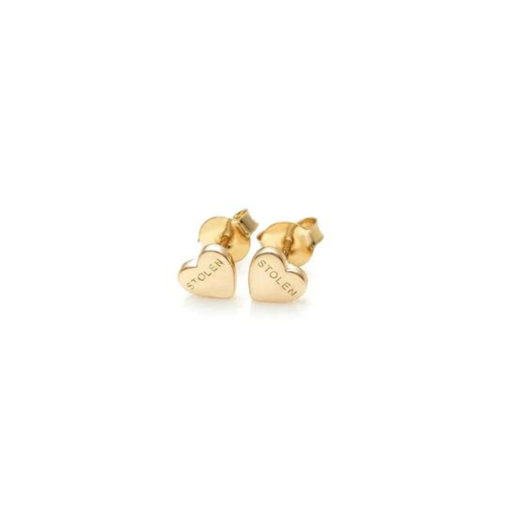 Stolen Heart Earring - Gold Plated
