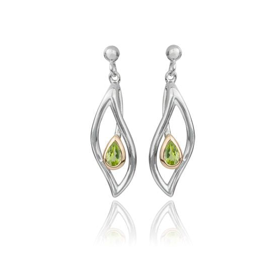 Eternity Leaf Drop Earrings - Forever