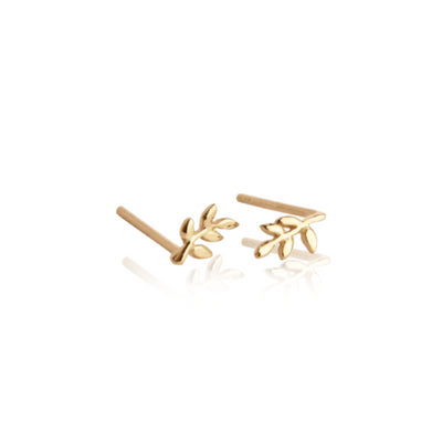 Golden Lead Stud Earring - Hope