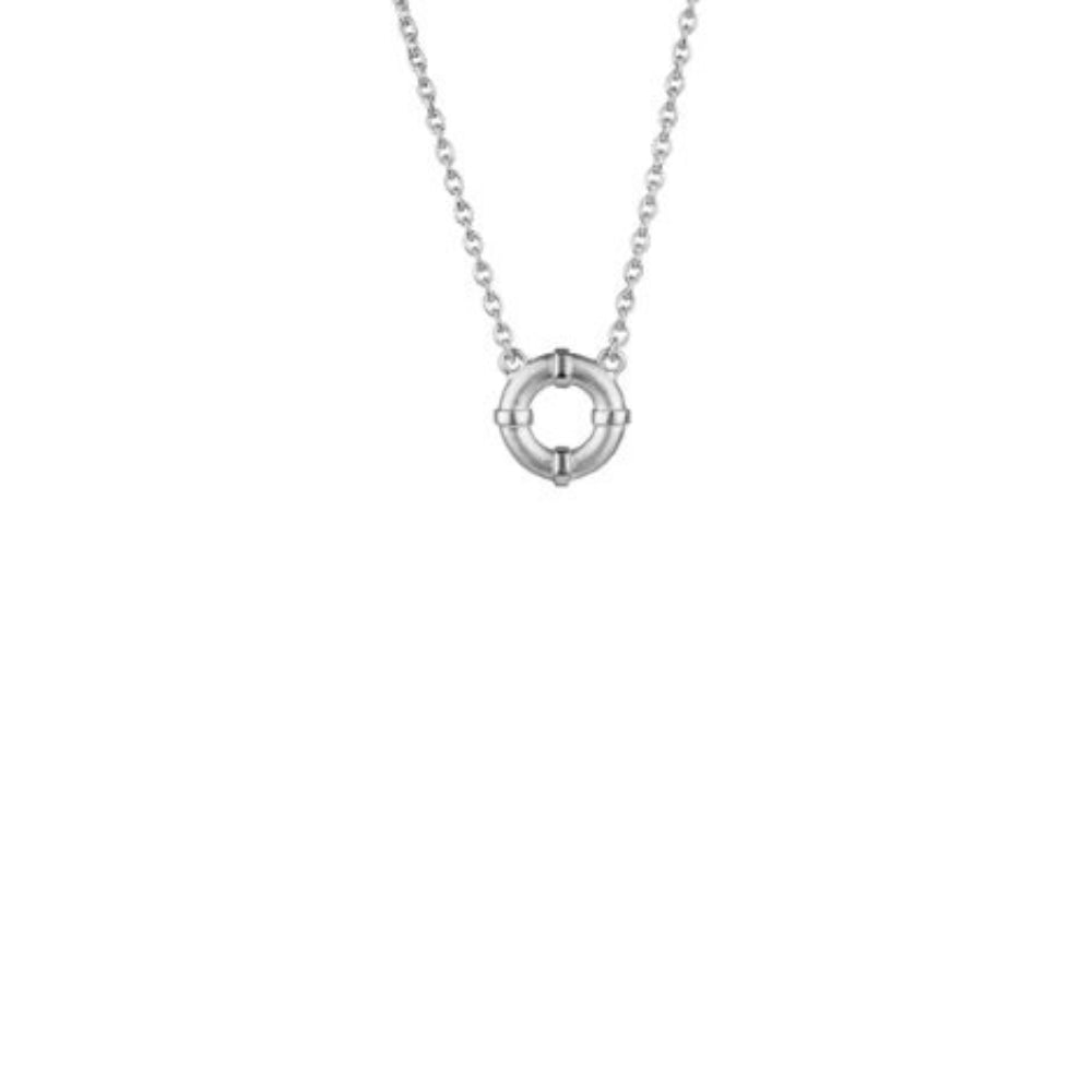 Sterling Silver Life Buoy Necklace - Support