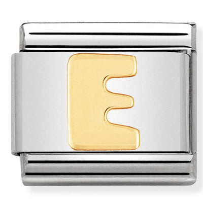 Composable Classic Link Letter E in18ct Gold