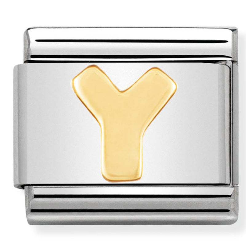 Composable Classic Link Letter Y in 18ct Gold