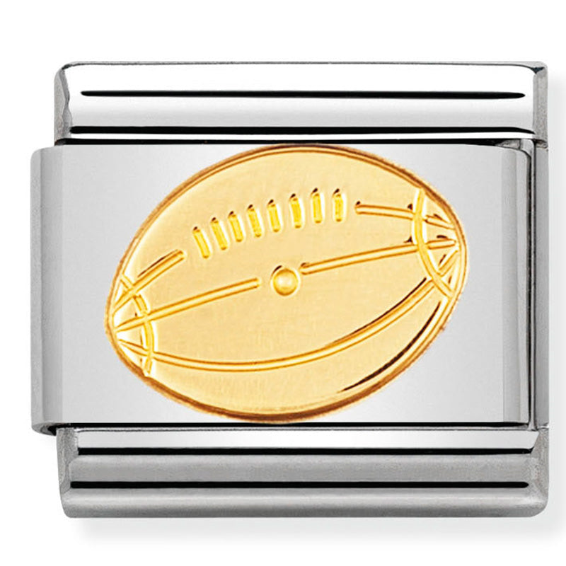 Composable Classic Link Football in 18ct Gold