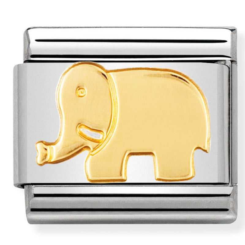 Composable Classic Link Elephant in 18ct Gold