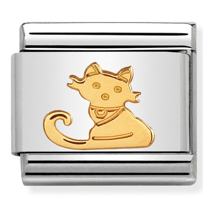 Composable Classic Link Cat in 18ct Gold