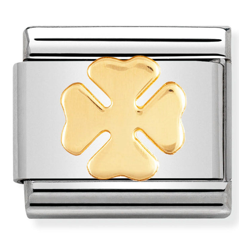 Composable Classic Link Four Leaf Clover in 18ct Gold