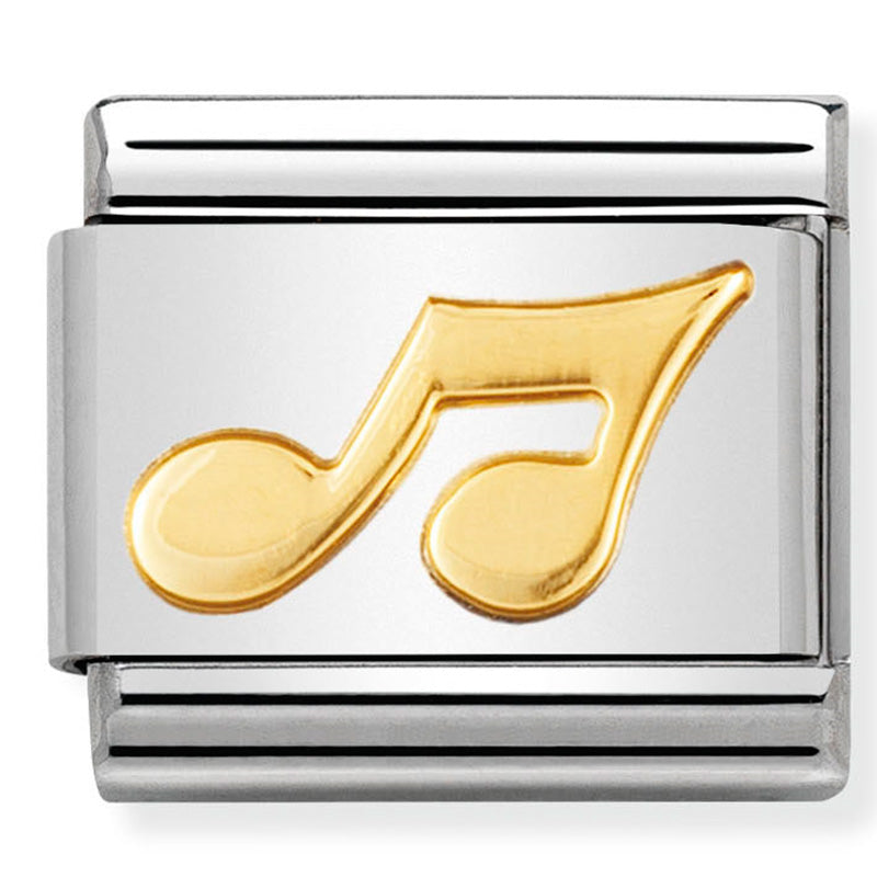 Composable Classic Link Music Note in 18ct Gold