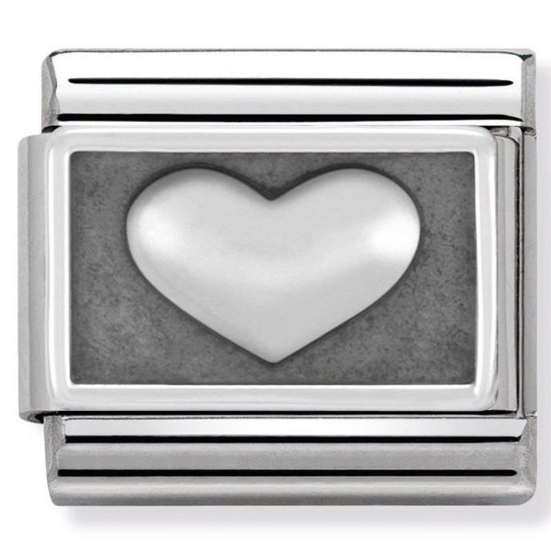 Composable Classic Link Heart in Sterling Silver
