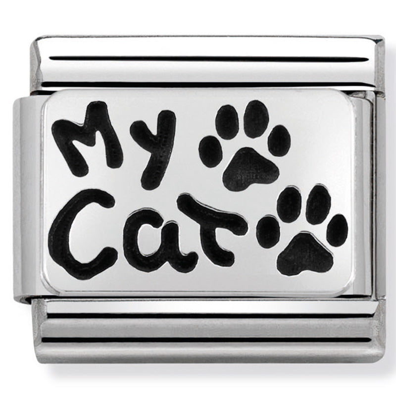 Composable Classic Link My Cat in Sterling Silver