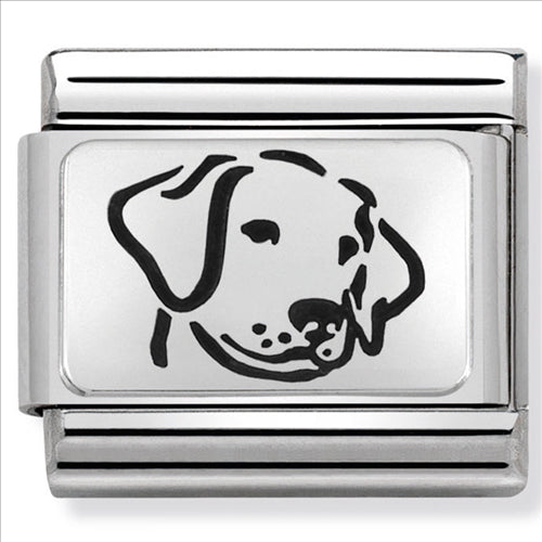 Composable Classic Link Dog in Sterling Silver