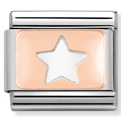 Composable Classic Link Star in 9ct Rose Gold