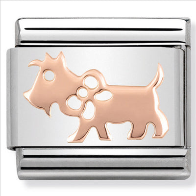 Composable Classic Link Dog in 9ct Rose Gold