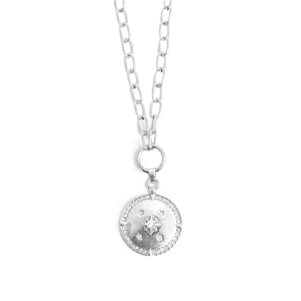 Astro Ball Necklace - Silver Plated